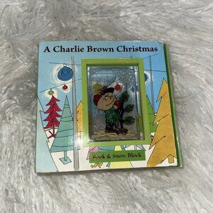 A‎ Charlie Brown Christmas Book And Snow Block